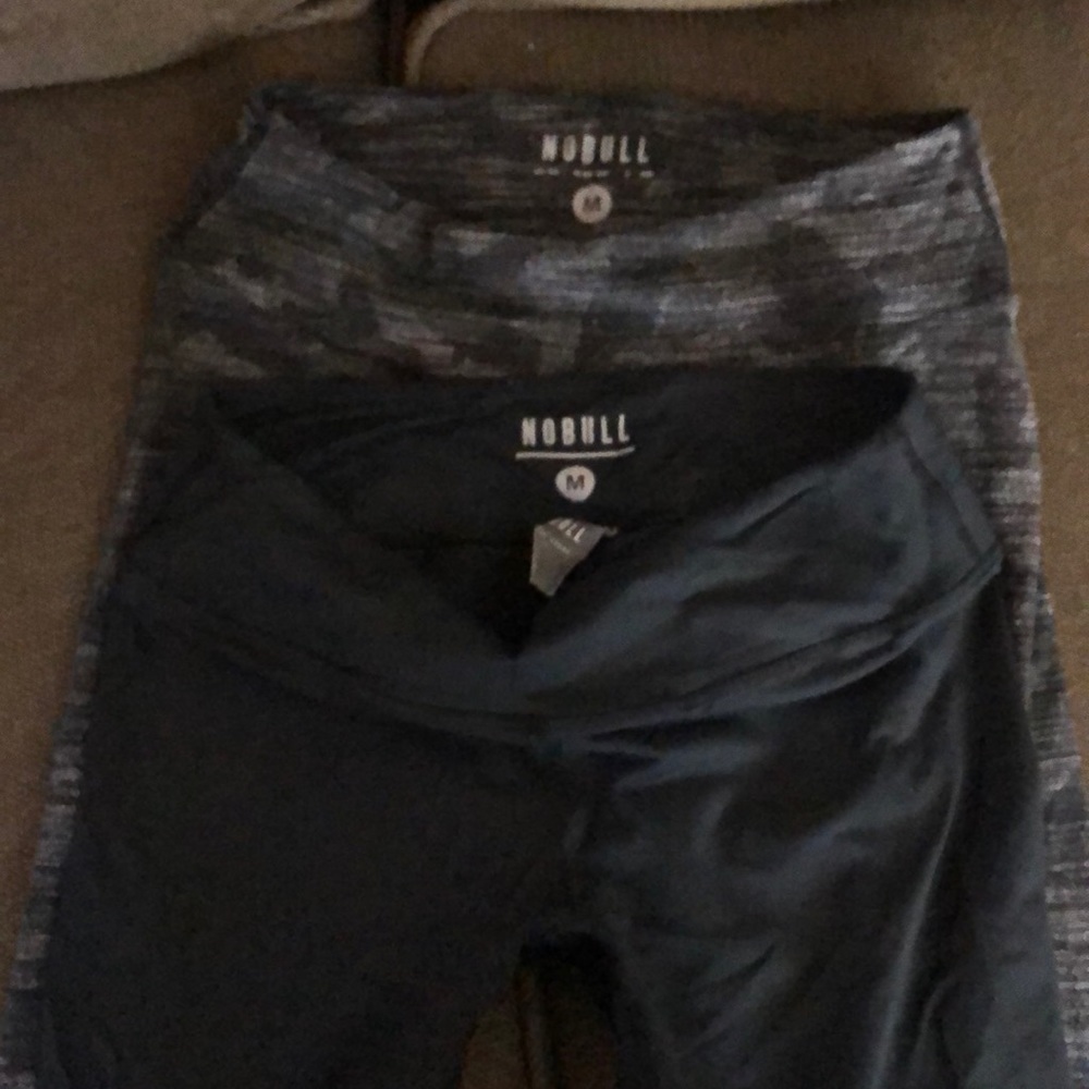 2 NOBULL crop workout pants